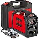 Telwin 815856 Force 145 Saldatrice Inverter ad Elettrodo Completa di Accessori in Valigetta, 230 V, Rosso, Force 145 in valig