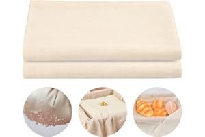 Chstarina 2 Pezzi Garza Alimentare 90×90cm, Tessuto Filtrante Cotone Naturale, Panni di Mussola per Cucinare, Panno di Formaggio, Mussola Cucina per Filtrare Vino, Frutta, Latte di Noci