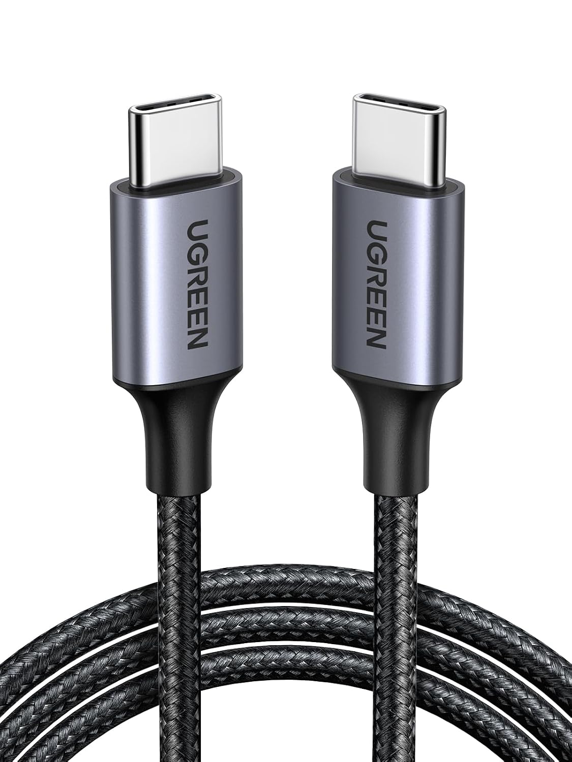 UGREEN USB C naar USB C PD snel opladen 60 W USB-kabel type C nylon gevlochten compatibel met iPhone 16 Plus Pro Max 15 Galaxy S24 Plus Ultra S23 A55 A35 iPad Pro Air MacBook Pro Steam Deck (1 m) | Type C, compatibel met iPhone 17 Pro Max Air/16/15 Galaxy S26 S25 Plus Ultra S24 Pixel 10 9 iPad MacBook.