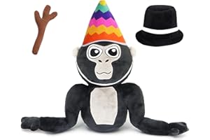 FASTEXX Gorilla The Smiling Critters Plush Toy New Cat and Nap plush form Hugge playtime chapter 3 Cartoon Series, Gorilla Tag Plush, Rainbow Friends plush New Smiling Critters Plushies Toys