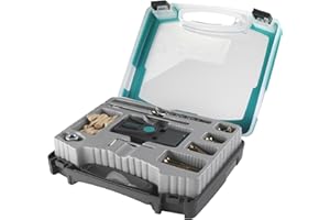 wolfcraft Juego Undercover-Jig PZ, 55 piezas I 4642000 I Juego completo para ensamblaje invisible