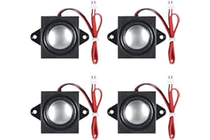 Dweii 4 PCS Speaker 3 Watt 8 Ohm Mini Speaker 8ohm 3w Loundspeaker Micro for Arduino with JST-PH2.0 Interface for Small Electronic Projects Advertising Machines LCD TV Monitors