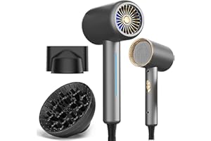 TACTILIAN Seche Cheveux, 2000W Sèche Cheveux Professionnel, Hair Dryer Puissant et Froid 3 Températures 2 Vitesses, Avec Diffuseur et Concentrador, Facile à Transporter, Adapté aux Salons et aux Maisons