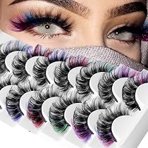 Losha Falsche Wimpern Aus Synthetischem Nerz – 14 Paar, Handgefertigt, Natürlich Aussehend