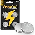 Power Peak CR2032 Battery - 3V Lithium Coin Cell Button Batteries - Suitable for AirTag, Car Key Fob, Kitchen Scale, Watch, Remote Control, Toys - CR 2032 DL2032