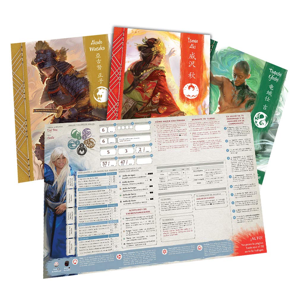 Fantasy Flight Games la Leyenda de los Cinco Anillos caja de Inicio - Imagen 5
