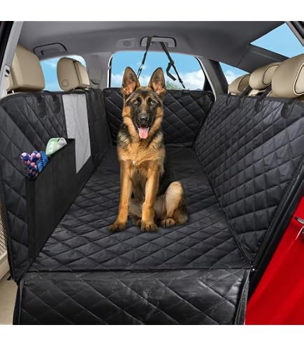 Housse de Siège d'auto Pour Chien - FONDUPIN - Universelle Voiture Housse Banquette Arrière