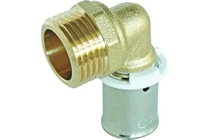 SOMATHERM FOR YOU - Gomito PEX piegatura del tubo Ø20 - Maschio 15/21 (1/2 '') Per collegare un diametro Ø20 tubo PER