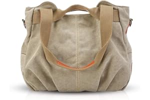 NICOLE & DORIS NICOLE&DORIS Borse per donna in tela a mano Borsa a Tracolla Sacchetto da Donna in Tela borse a spalla da donna alla Moda