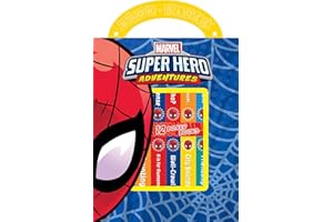 Marvel - Spider-man Super Hero Adventures - My First Library Board Book Block 12-Book Set - First Words, Colors, Numbers, and More! - Includes ... Avengers Endgame - PI Kids: 12 Board Books