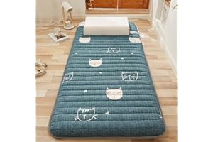WYJHNL Colchón Tatami Colchón Futón Colchón Suave y Grueso Almohadilla Colchón Plegable para Dormitorio Estudiantes, Hogar, Cama, como Almohadilla para Dormir Invitados, Colchón,C,90x190cm(35x75inch)