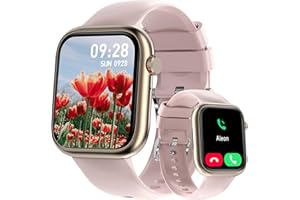 ELEJAFE Montre Intelligente Homme Femme, 1.83" Montre Connectée avec Appel Bluetooth, 110+ Modes Sportifs, Podomètre, Moniteur de Fréquence Cardiaque, Moniteur de Sommeil, Smartwatch pour Android/iOS