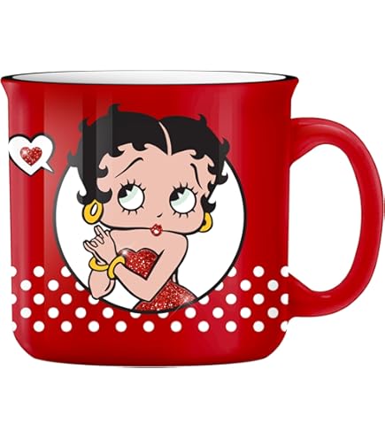 Excelsa Peanuts Set Of Cups Milk, Porcelain, Multi-coloured, 9 X 12 X 8 Cm, 6 Units