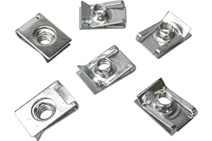 PGONA 20 x abrazaderas de metal, tuerca de sujeción, M8 x 28,2 x 18, CL-0381