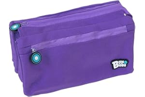 Grafoplas bits & Bobs - Estuche Portatodo Cuádruple, Violeta, 23 x 12 cm