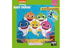 Baby Shark LibroPuzzle. Il libro ufficiale con 6 puzzle. Da 3 anni