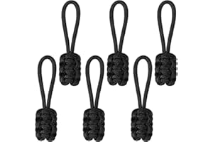 GREVOSEA 6 pezzi di estensioni per cerniera, universali, in nylon, antiscivolo, per valigie, zaini