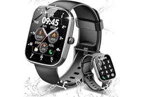 Csasan Montre Connectée Homme Femme avec Appel Bluetooth, 1.91" HD Smartwatch avec 112 Modes Sportifs, IP68 Montre Intelligente avec Podometre/Cardiofrequencemetre/Moniteur de Sommeil pour Android iOS