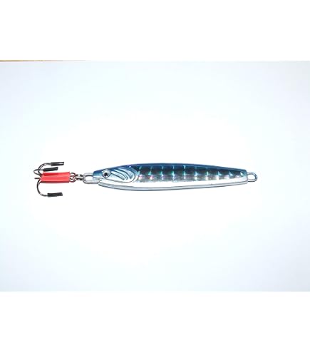 3x FFT Stinger Spinner 20g Argento – Esca Per Sgombro, Branzino E Merluzzo