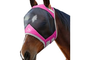 Harrison Howard CareMaster Pro Luminous Fly Mask Standard Flamingo Full Size