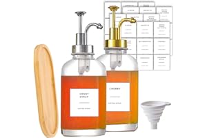 Sunal Koffie Siroop Dispenser met Dienblad, Set van 3 Glazen Sunal Koffie Siroop Dispenser met Dienblad, Set van 3 Glazen