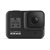 GoPro HERO8, Black, Waterproof 4K Digital Camera with Hypersmooth Stabilisation, Touchscreen and Voice Control, Live HD-Strea