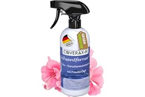 ‎COVERAX Coverax BIO Geruchsentferner mit angenehmem Duft I Enzymreiniger & Geruchsneutralisierer I Katzenurin, Hundeurin, strenge Gerüche entfernen auf Couch, Auto, Teppich I Geruchsneutralisierer Spray 500ml