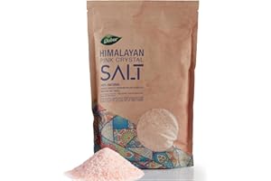 Dabur Himalayan Pure Pink Salt - 1kg (Fine) | 100% Natural With Vital Nutrients | Premium Unrefined | Gluten Free | Halal - Kosher Certified Salt | For Good Health & Lowering Blood Pressure
