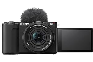 Sony ZV-E10 II Fotocamera per vlogging con obiettivo 16-50 mm (APS-C) – Video 4K 60p, 10 bit 4:2:2, 26 MP, stabilizzazione digitale, autofocus in tempo reale, ideale per vlogging e social media