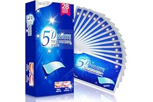 ETRSAIRL Teeth Whitening Strips, Tooth Whitening Kits, at Home Teeth whitening Strips, Premium Teeth Whitening Strips for Removing Stain, 0.50 ml (28 Pieces 14 Pairs)