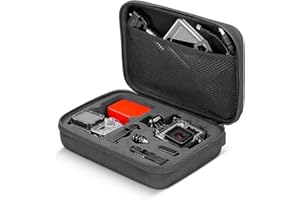 Neewer Bolsa Funda Portátil a Prueba de Choques para Gopro Hero 6 5 4 3+ 3 2 1 Hero Session 5 Black AKASO EK7000 Apeman SJ4000 5000 6000 DBPOWER AKASO VicTsing WiMiUS Rollei y Sony Deporte Dv y más