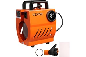 VEVOR Presse à Chaud pour Tasses 320 W Presse pour l'Impression de Tasse 33-44 cL 8,2-8,7 cm de Diamètre Machine de Sublimation 40-210 ℃ Personnalisation Facile Transférer Images sur Mug Tasse Gobelet