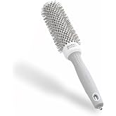 Olivia Garden Expert Blowout Speed Ceramic Round Brush with Extra Long Body for 25% Faster Drying