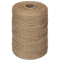 Vivifying 200m 3-lagig Garten Bindfäden, Dicker Faden aus Natürlicher Jute für Floristik, Geschenke, DIY, Dekoration…