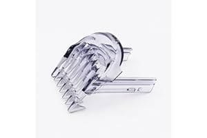 LEZHISNUG Peine de corte de pelo compatible con afeitadora Philips HC5610 HC5612 HC5630 HC5632 HC5690 HC5691 HC7650; peine de corte de pelo de 3 a 15 mm; peine de barba para cabello; peine para adelgazar el