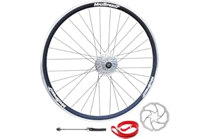 Madspeed7 QR 700c 28" (ETRTO 622x19) Hybrid Bike REAR Wheel 9 speed Cassette Disc Brake