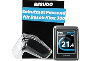Besudo Set custodia protettiva compatibile con display Bosch Kiox 300 e unità di controllo remota LED (BHU3600 & BRC3600) – Protezione Cover protettiva protettiva protettiva per protezione dai graffi