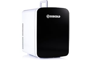 Subcold Ultra 15 Mini Fridge Cooler & Warmer | 3rd Gen | 15L capacity | Compact, Portable and Quiet | AC+DC Power Compatibility (Black)