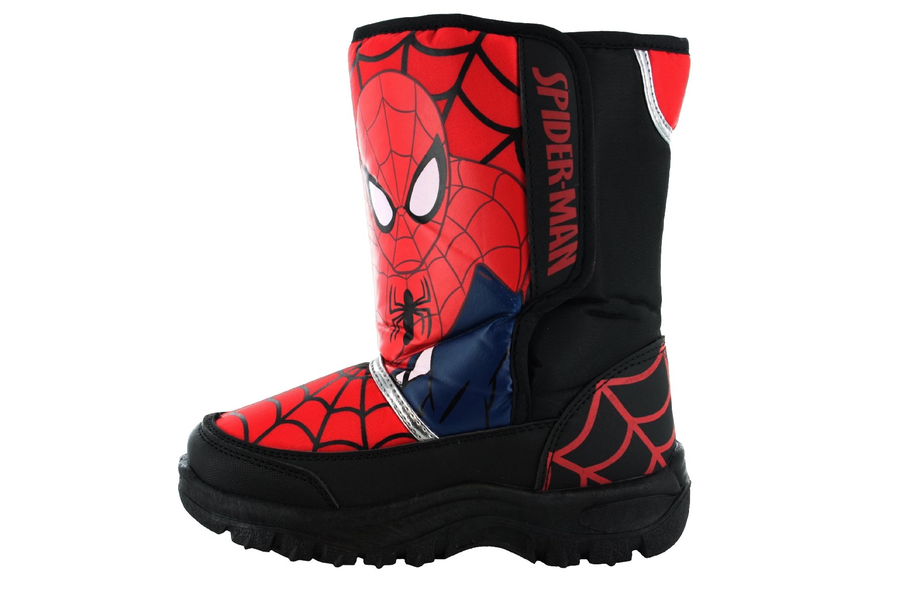 Boys-Spiderman-Basic-Black-and-Red-Snowboot-Various-Sizes