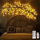 Lichterkette Willow Vine, 8 Modes USB Weidenrebe Baum Lichter mit Fernbedienung|Timer, 144 LED Biegbare Künstliche Baumzweige