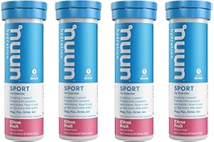 nuun Hydration Citrus Fruit Electrolyte Enhanced Drink Tablets (4-Pack of 10)