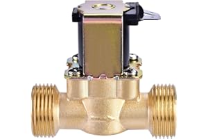 Electrovanne 24v 3/4, Vanne Magnétique De Solénoïde électrique En Laiton Normalement Fermée De C.c Pour Contrôle De L'eau,Électrovanne Nc,vanne Électromagnétique Nc