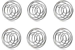 HBINGL Pack of 6 Stainless Steel Protein Shakers, Blender Whisk Protein Shaker Ball, Protein Shaker Ball Wire Whisk Ball Shaker Mixer Ball Blender Mixing Ball with Box for Protein Blended Drinks
