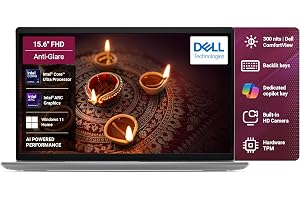 Dell 15 AI Powered Laptop, Intel® Core™ Ultra 5 225U Processor, 16GB:512GB, 15.6" (39.62cm) FHD 300nits Display, (Dell 15), Backlit Keyboard + AI Copilot Hotkey, Win 11 + MSO'24, 1.66kg Thin & Light