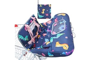 YOOXARMOR Copertura del Carrello Della Spesa per il Bambino,Copertura Sottile per Seggiolone Copertura per Carrello Della Spesa per Bambino e Bambina,Morbido e Confortevole, Lavabile in Lavatrice