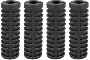 F FIERCE CYCLE 4 Stücke Schaltpedal Kickstarterhebel Universal Schalthebel Kick Start Hebel Gummi Pedal Kickstarter 12mm Durchmesser Schwarz