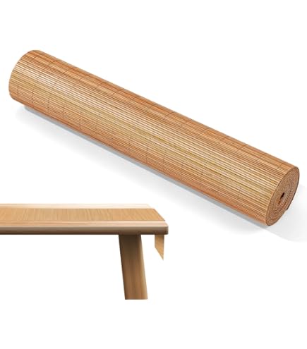 Bamboe blad vlies tafelloper 28 cm x 5 m - Partyversiering