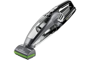 Bissell Pet Hair Eraser, Aspirateur Portable sans Fil, Brosse Rotative pour Poils d'animaux, Puissante 14.4V, pour Vos Escaliers, Meubles Rembourrés, Voitures et Tapis, 68dB, Noir/Titane, 2278N