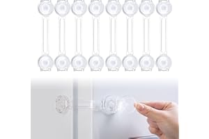 IKadiya Premium Baby Sécurité Pour Tiroirs[8 pcs], Sécurité Enfant Armoire, Bloque Porte Placard Fenêtre Securite Bébé，Sécurité Serrures Enfant Pour Postuler A Tiroirs, Fridge