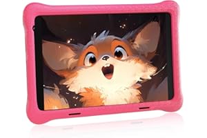 Freeski Kids Tablet 8 inch, Android 10 Tablet for Kids, IPS HD Display, 32GB ROM 128GB Expand, 4000mAh, Learning Kids Tablets with Parental Control,WiFi, Bluetooth, Dual Camera(Pink) (pink)